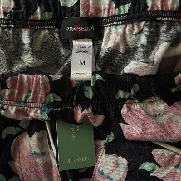 Cosabella PJs Pajama Set in Fall Lilly Floral Size M/ NWT - Picture 4 of 6